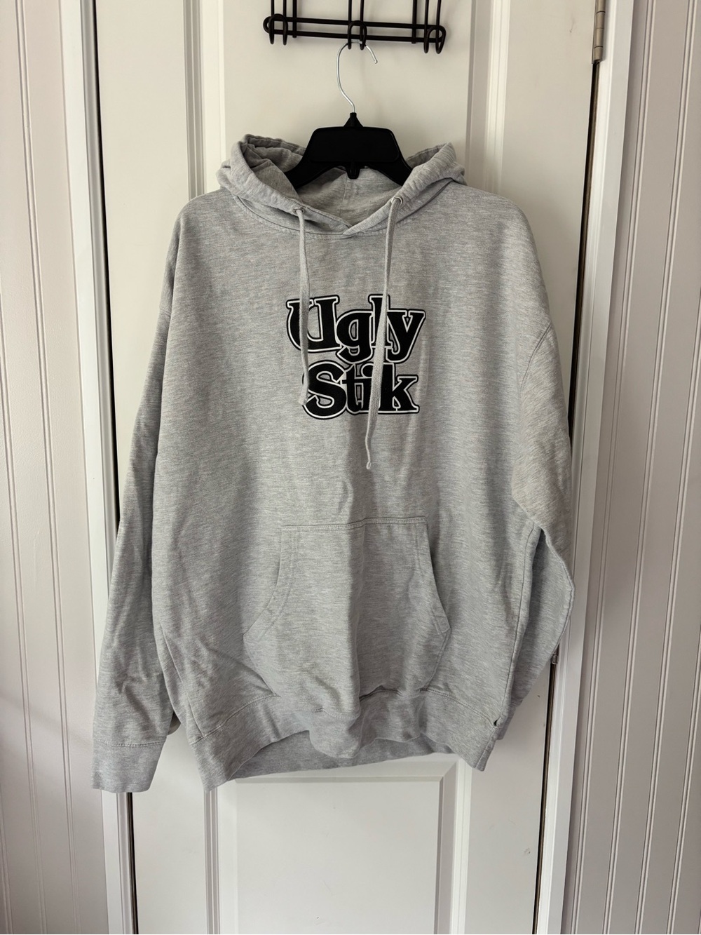 Ugly Stik Gray Pullover Hoodie - Men